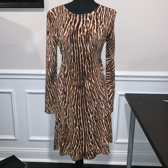 NWOT Michael Kors Long Sleeve Dress M - Picture 1 of 4
